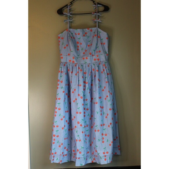 Pinch Dresses & Skirts - Pinch Boutique Dress Tank Cherries Blue Size Large NEW With Tags